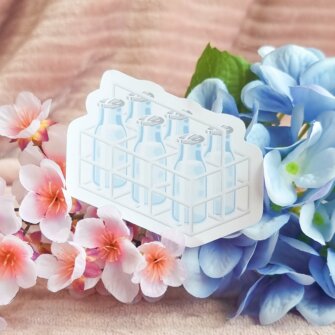 Sticker Milk Bottles Carrier
